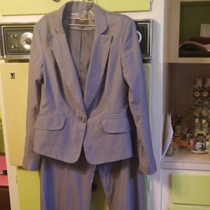Merona gray suit size 8